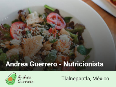 Andrea Guerrero - Nutricionista