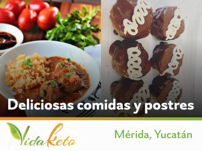 Comidas y Postres en Mérida - Vida Keto